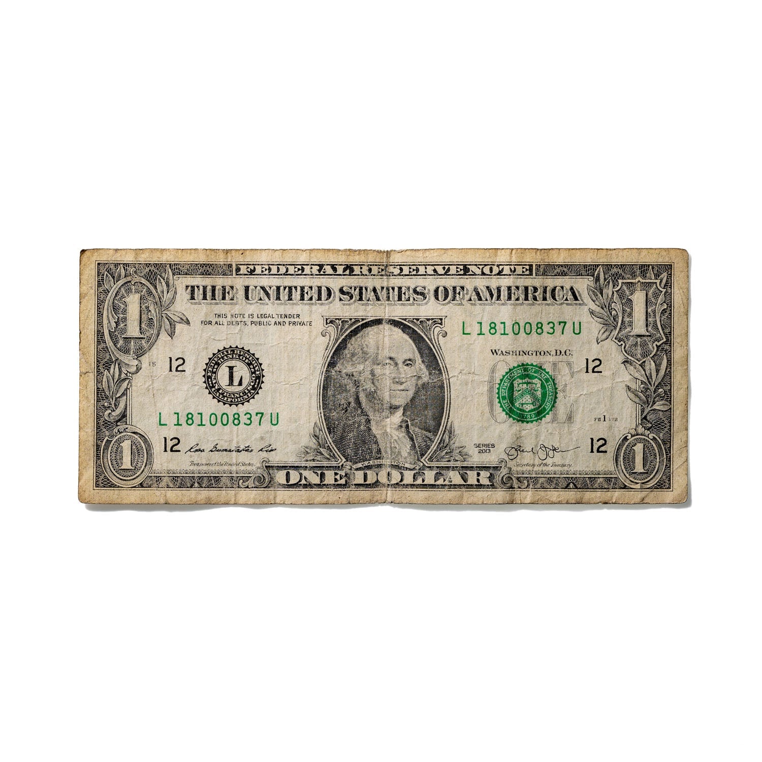 One-Dollar Bill No. 816