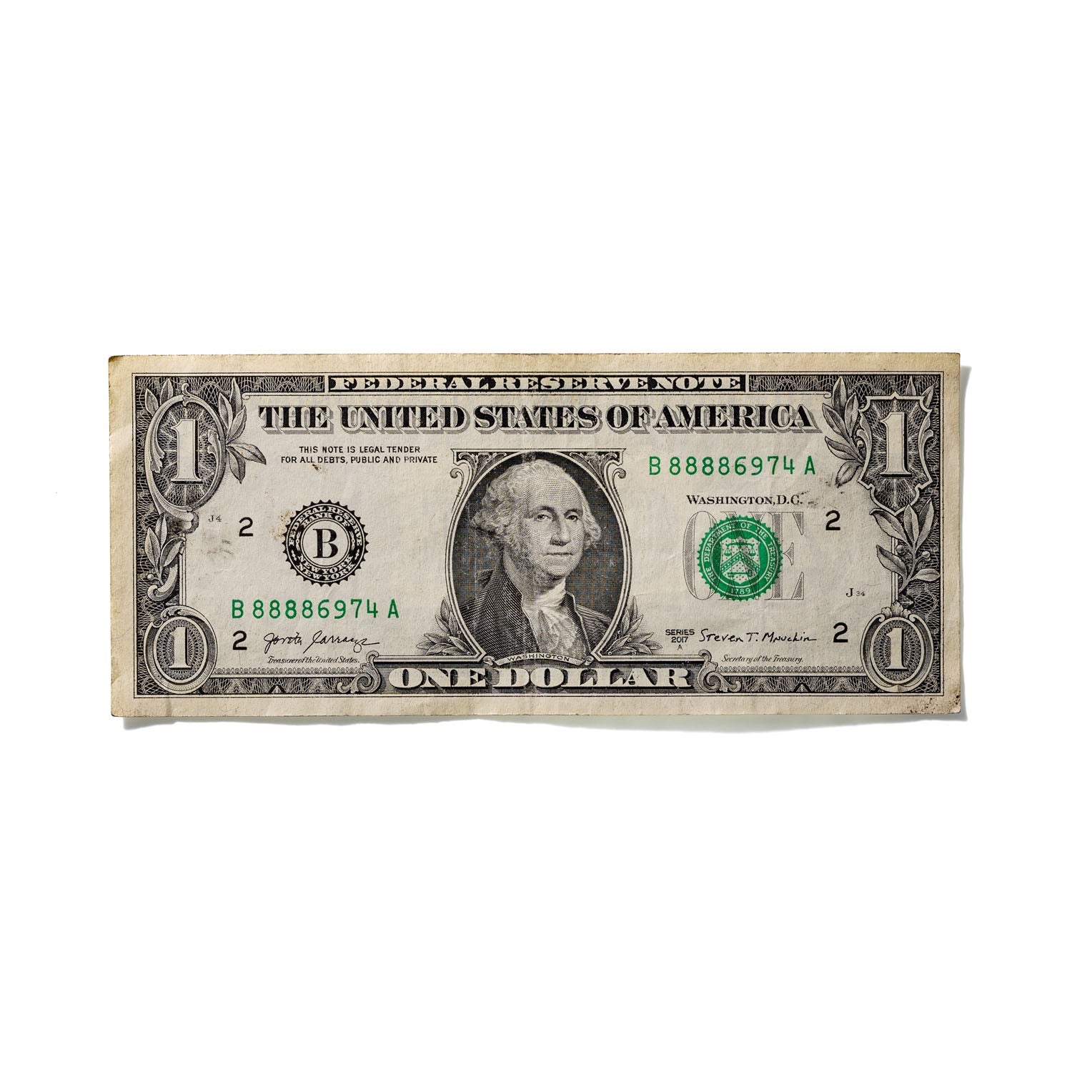 One-Dollar Bill No. 823