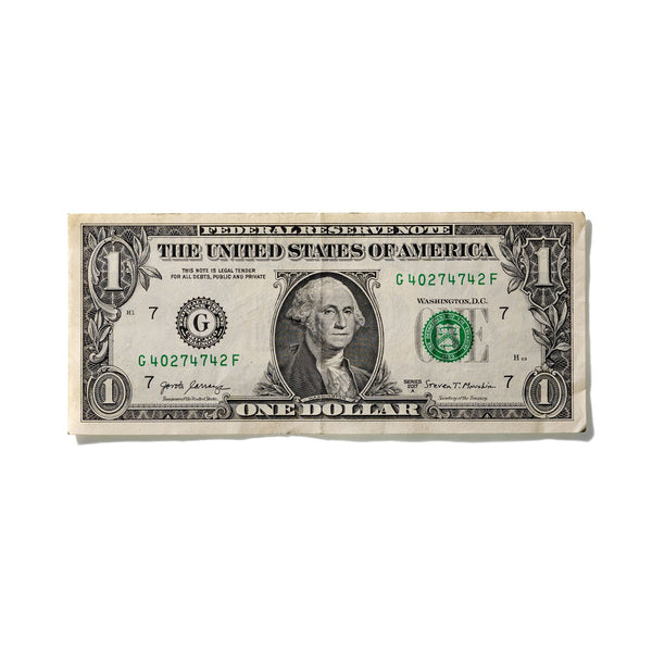 One-Dollar Bill No. 825