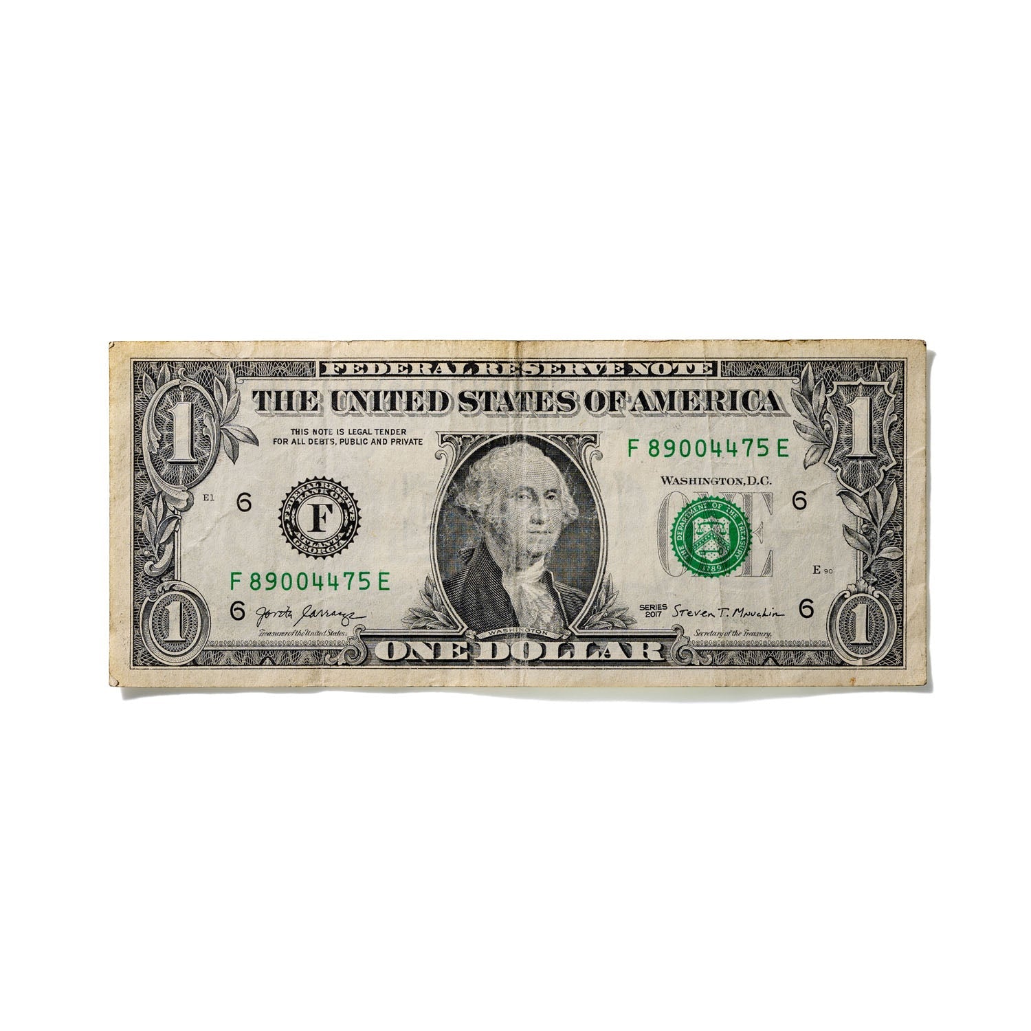 One-Dollar Bill No. 828