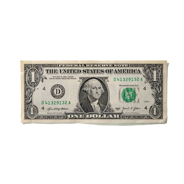 One-Dollar Bill No. 829