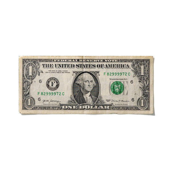 One-Dollar Bill No. 843