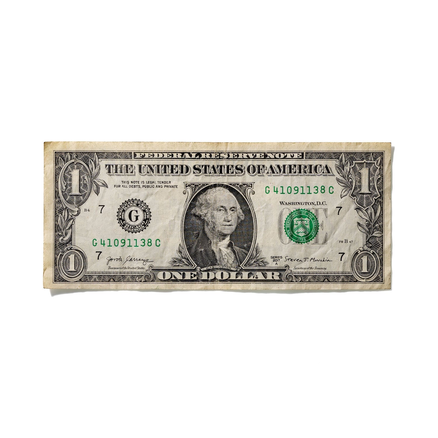 One-Dollar Bill No. 849