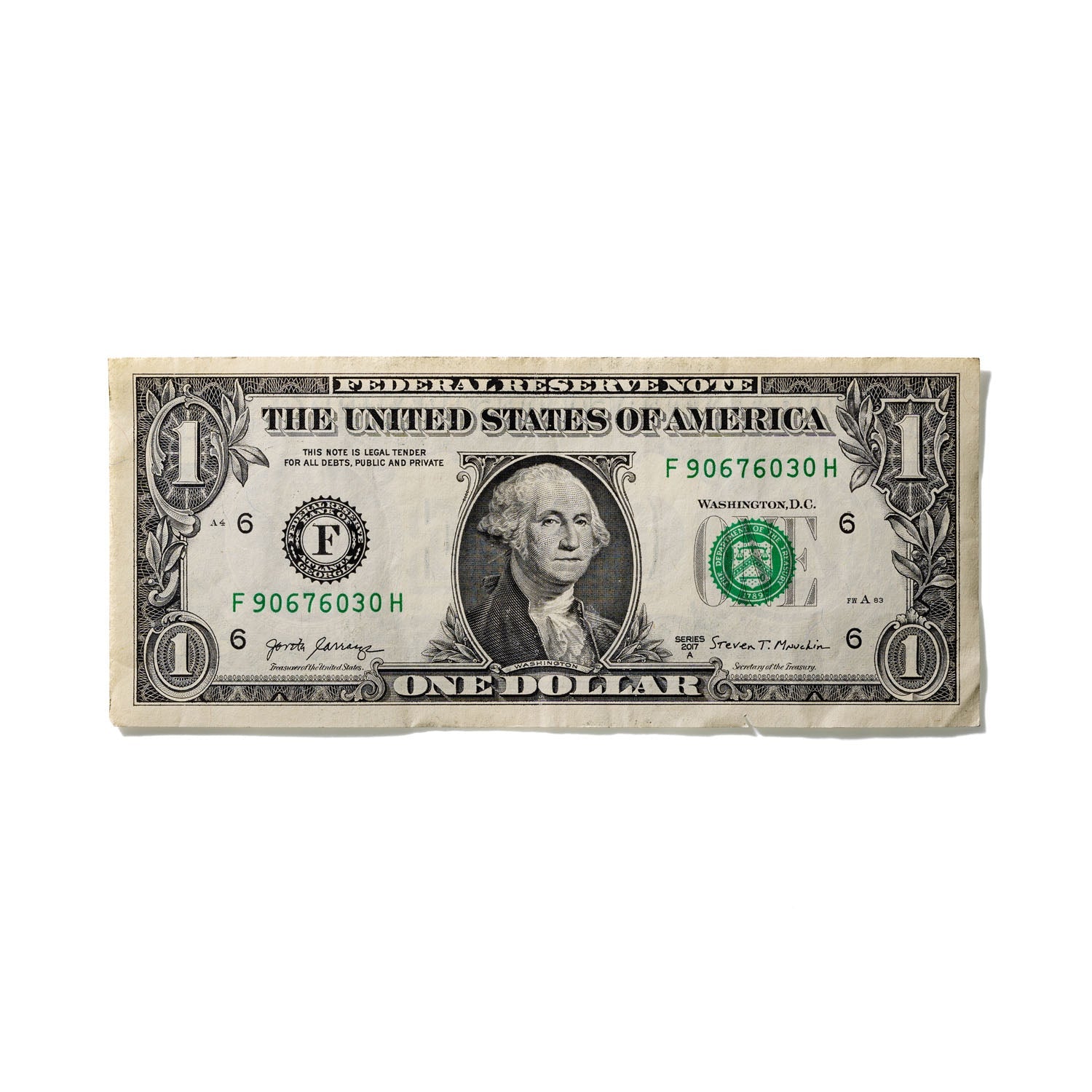 One-Dollar Bill No. 850