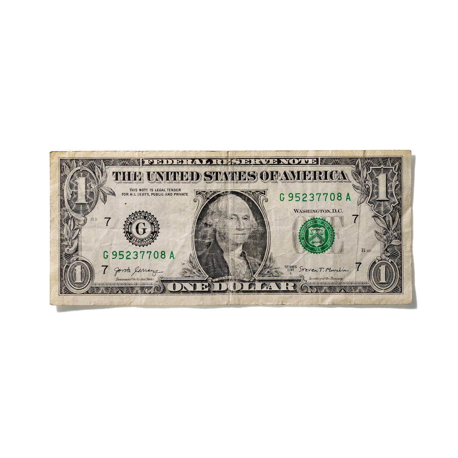 One-Dollar Bill No. 855