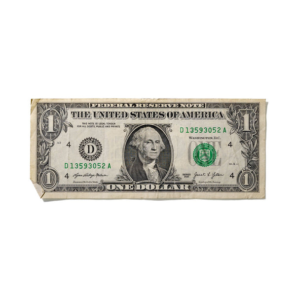 One-Dollar Bill No. 858