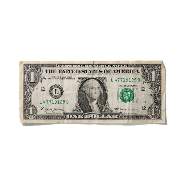 One-Dollar Bill No. 861