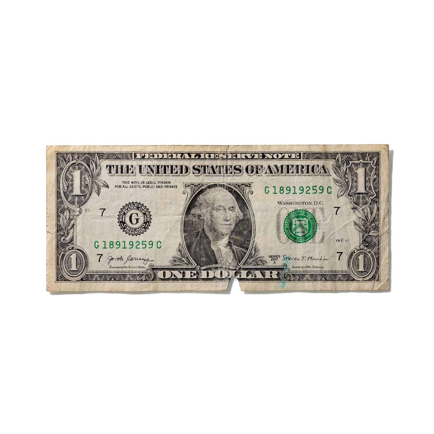 One-Dollar Bill No. 867