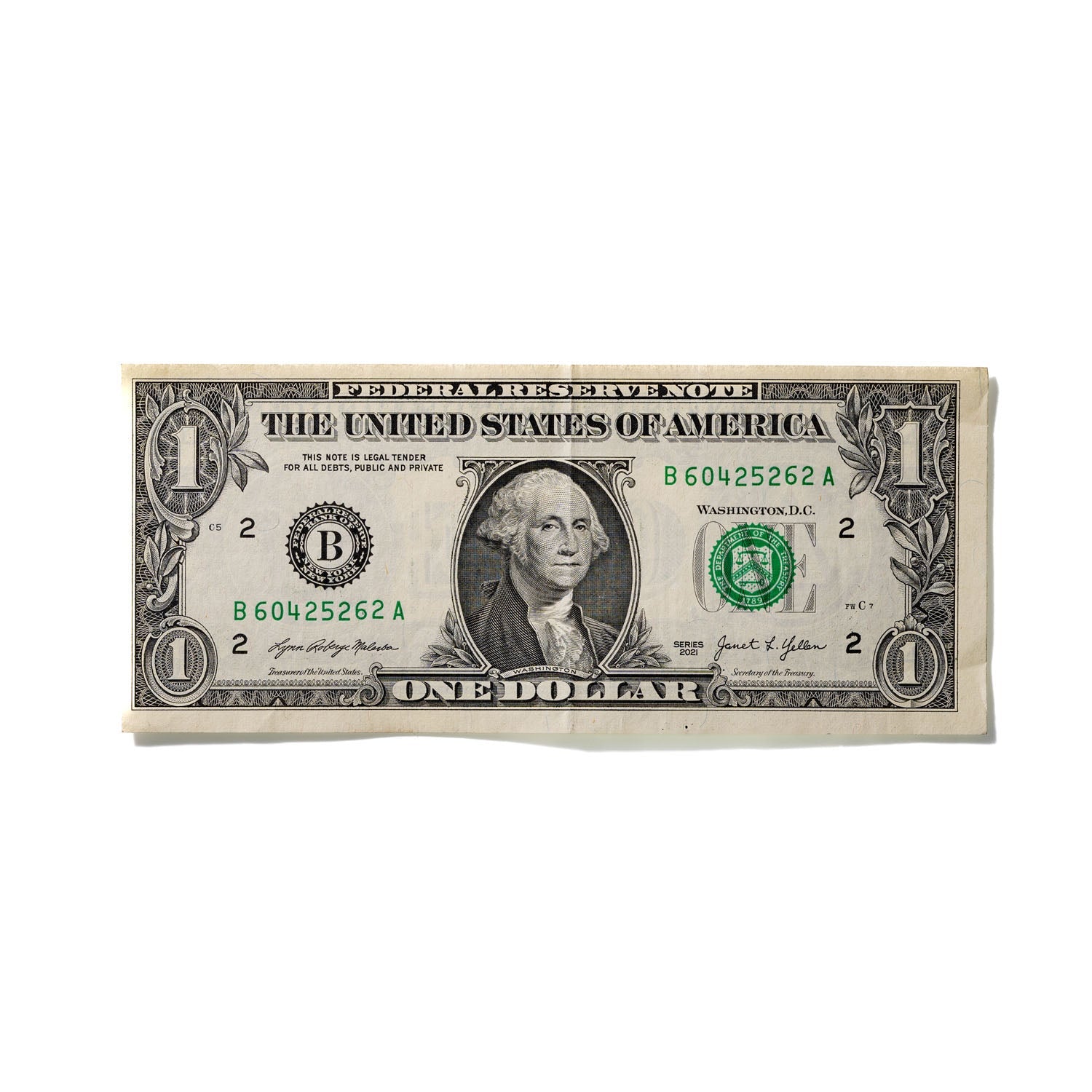 One-Dollar Bill No. 871