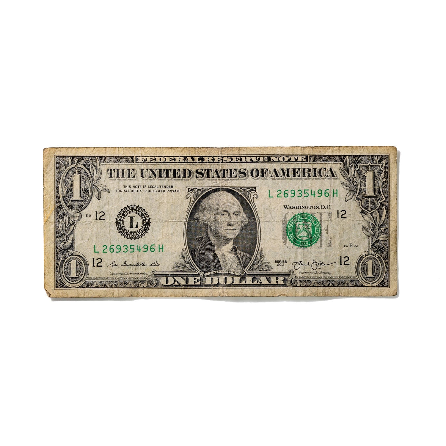 One-Dollar Bill No. 879