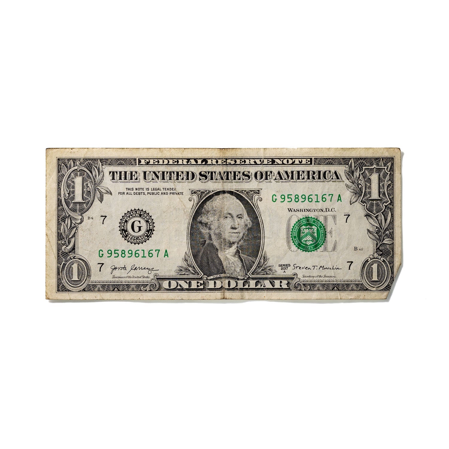 One-Dollar Bill No. 884