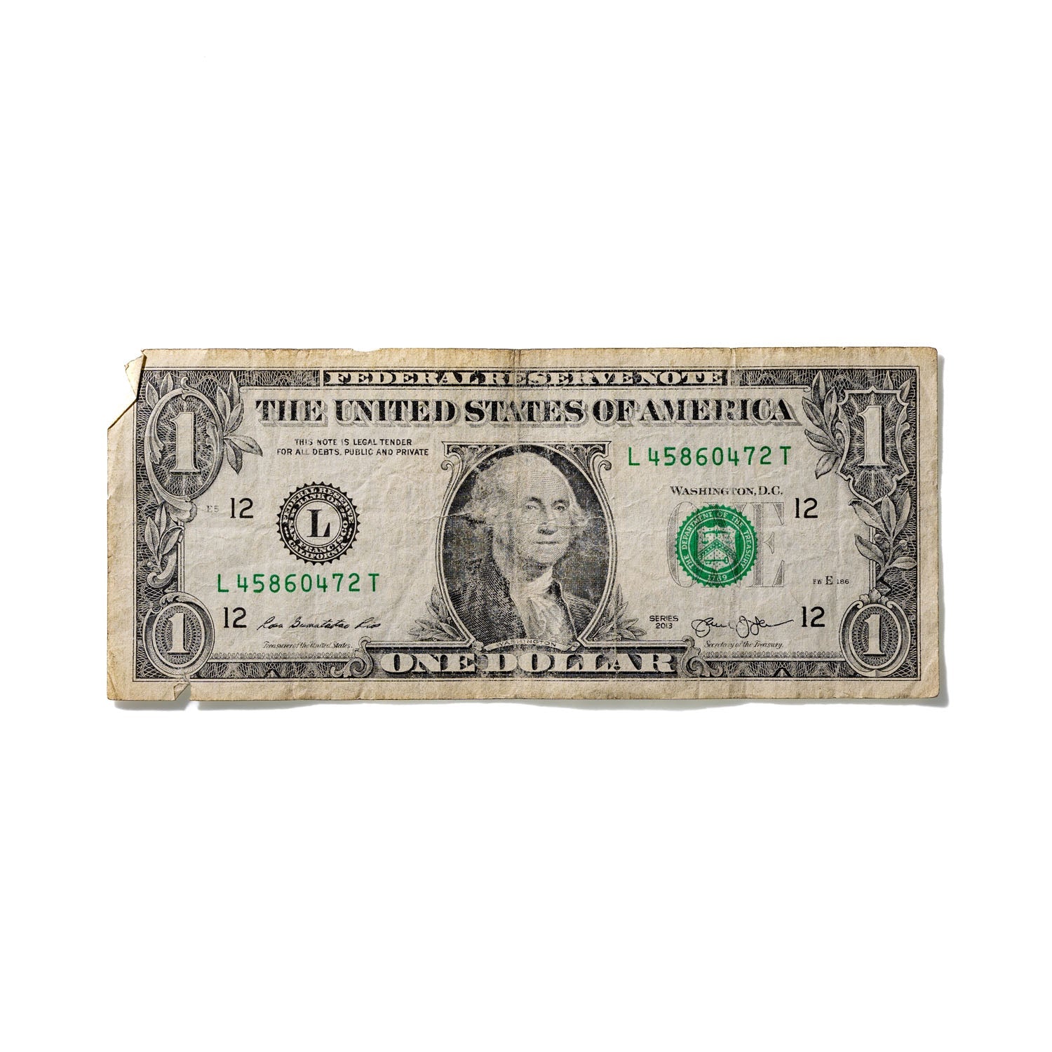 One-Dollar Bill No. 898