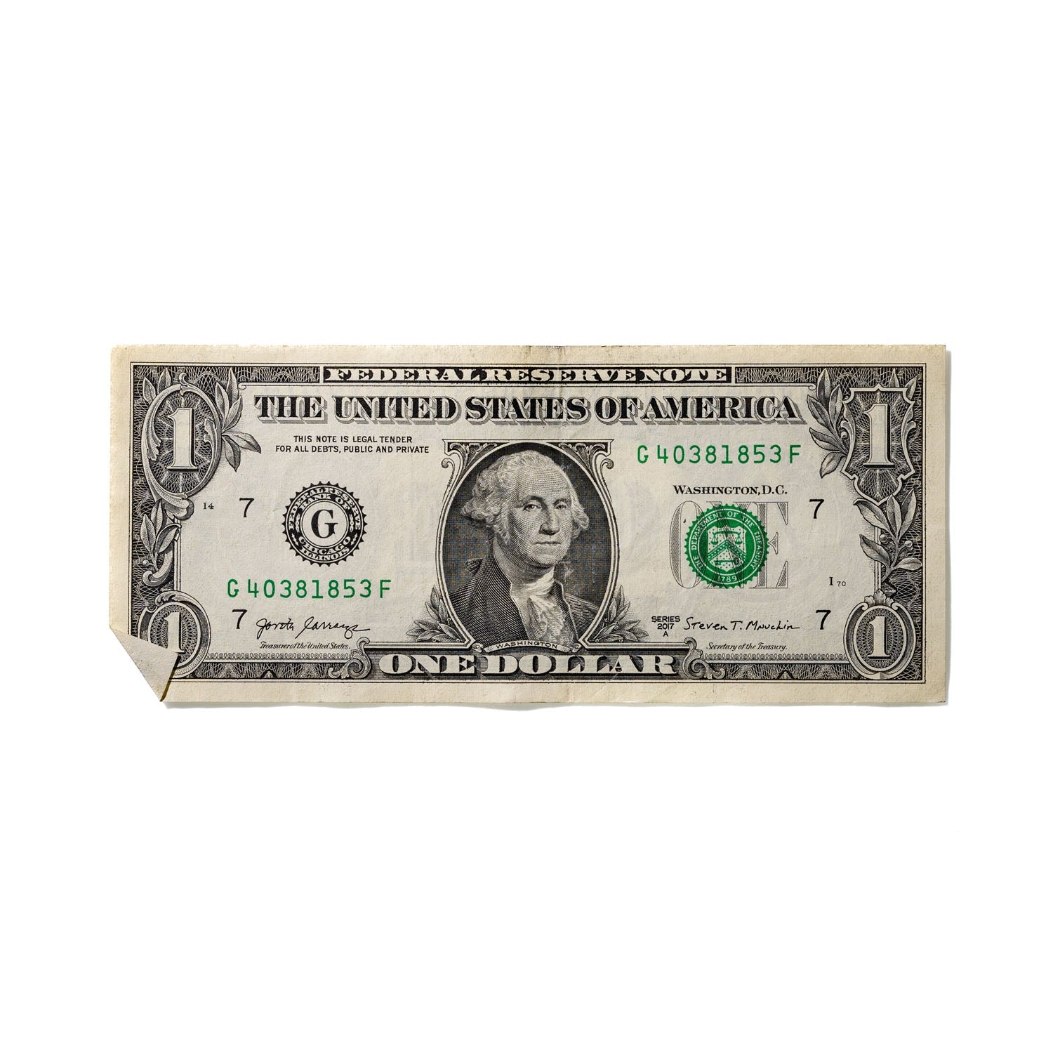 One-Dollar Bill No. 913