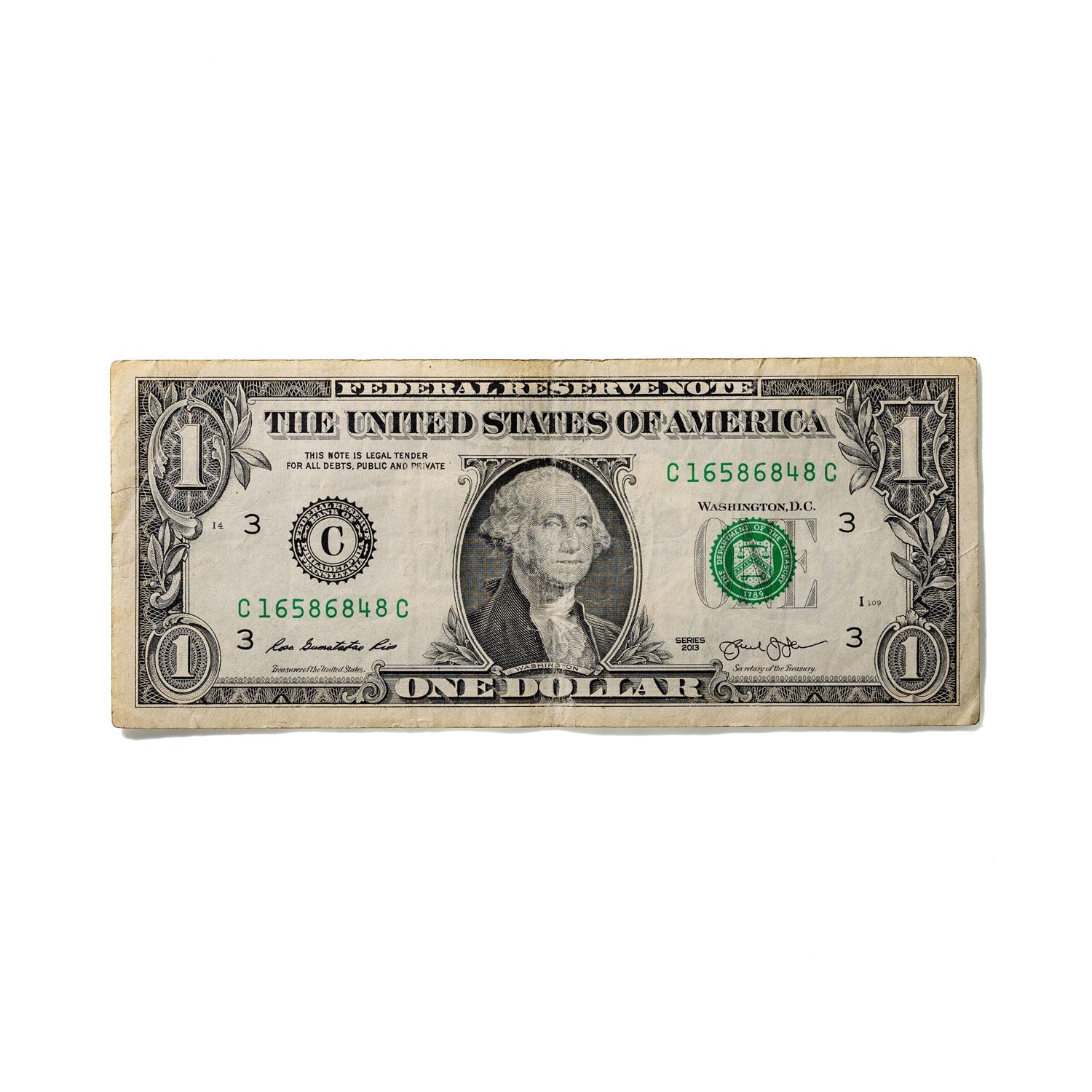 One-Dollar Bill No. 914