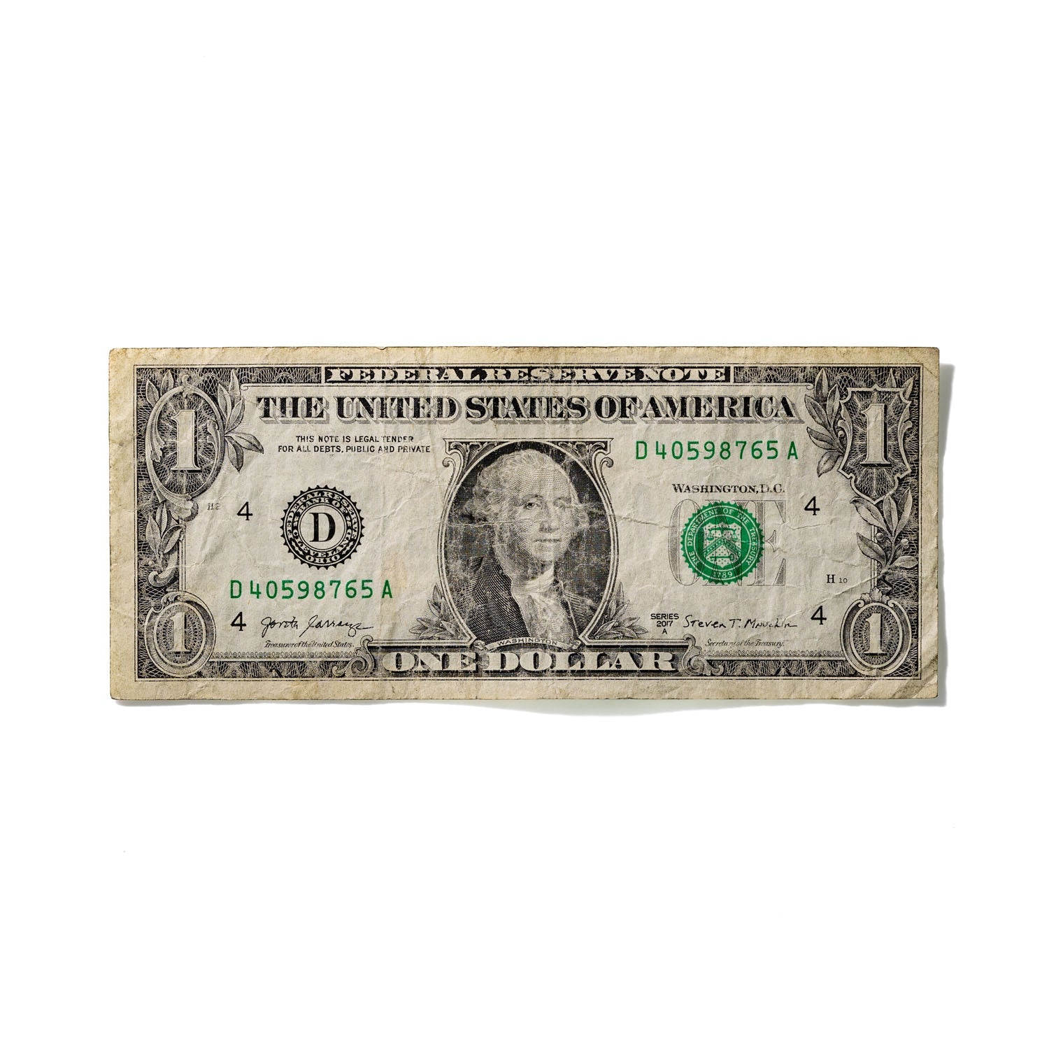 One-Dollar Bill No. 917