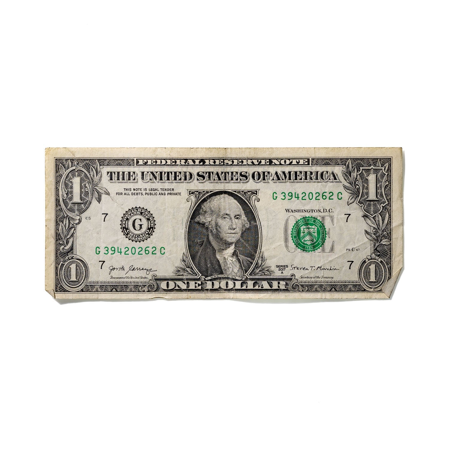 One-Dollar Bill No. 927