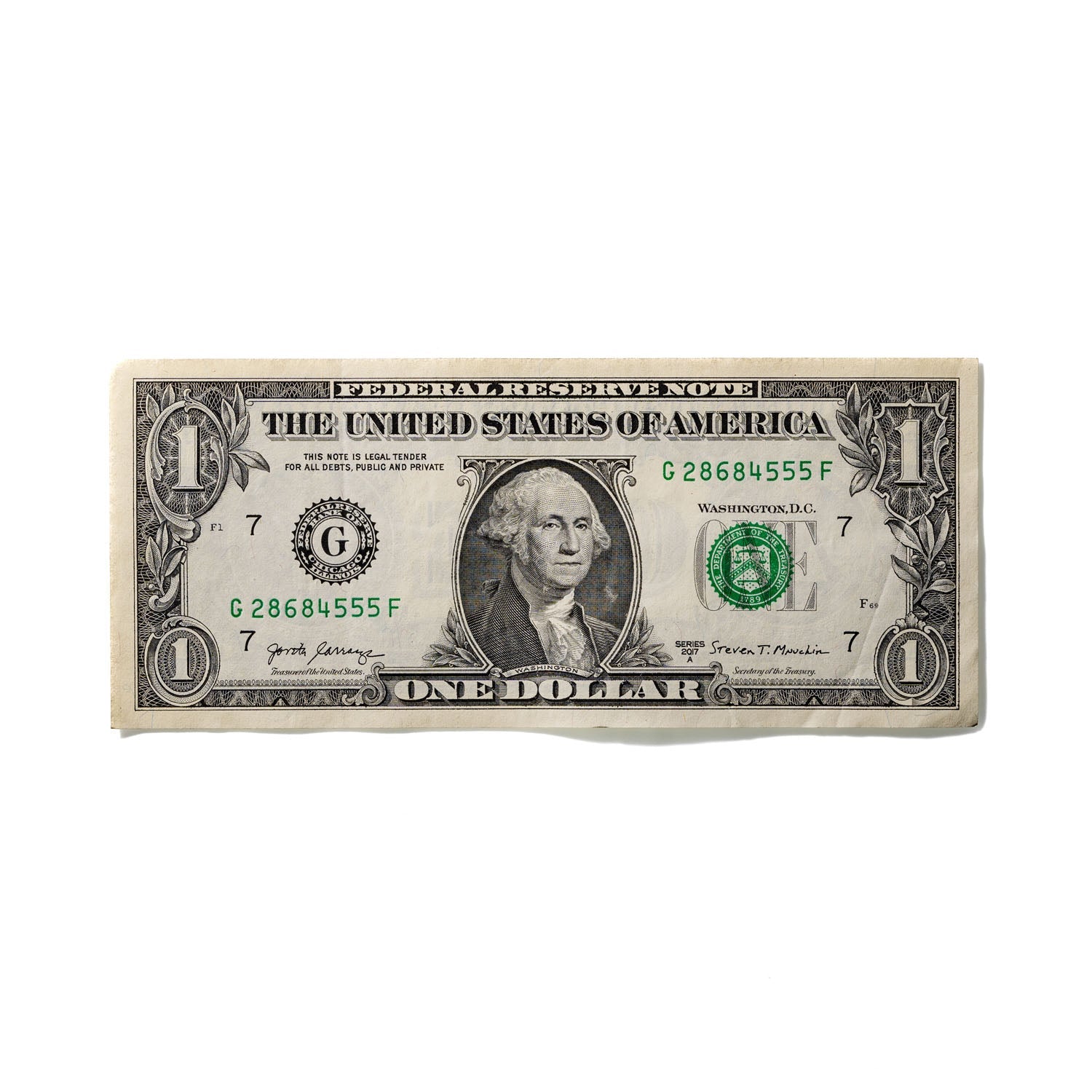 One-Dollar Bill No. 933