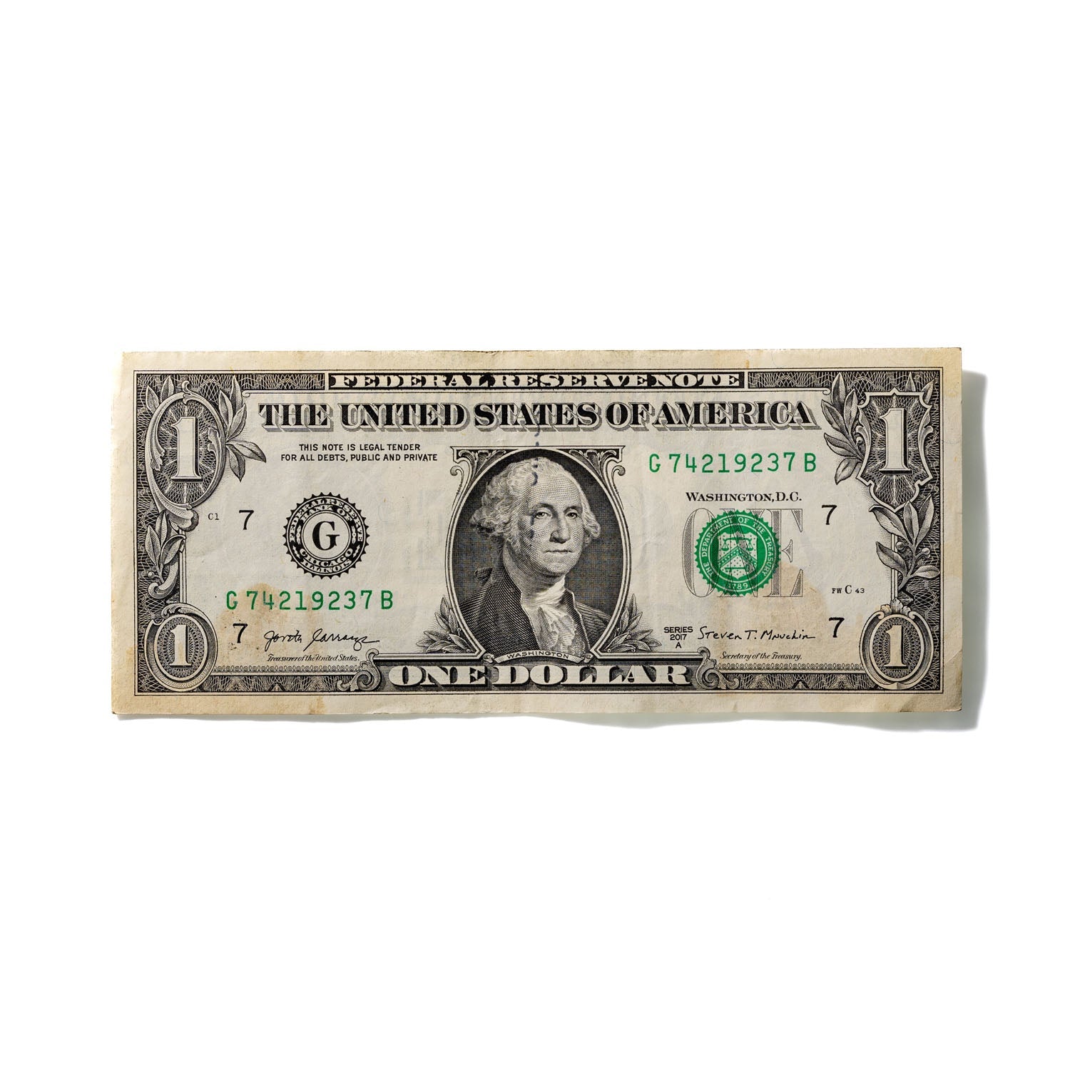 One-Dollar Bill No. 938