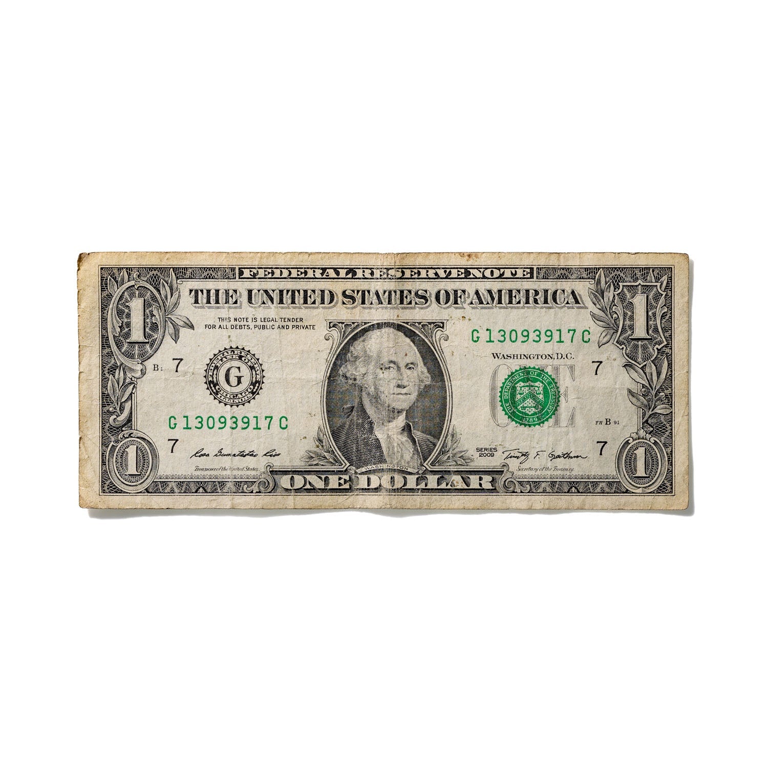 One-Dollar Bill No. 949