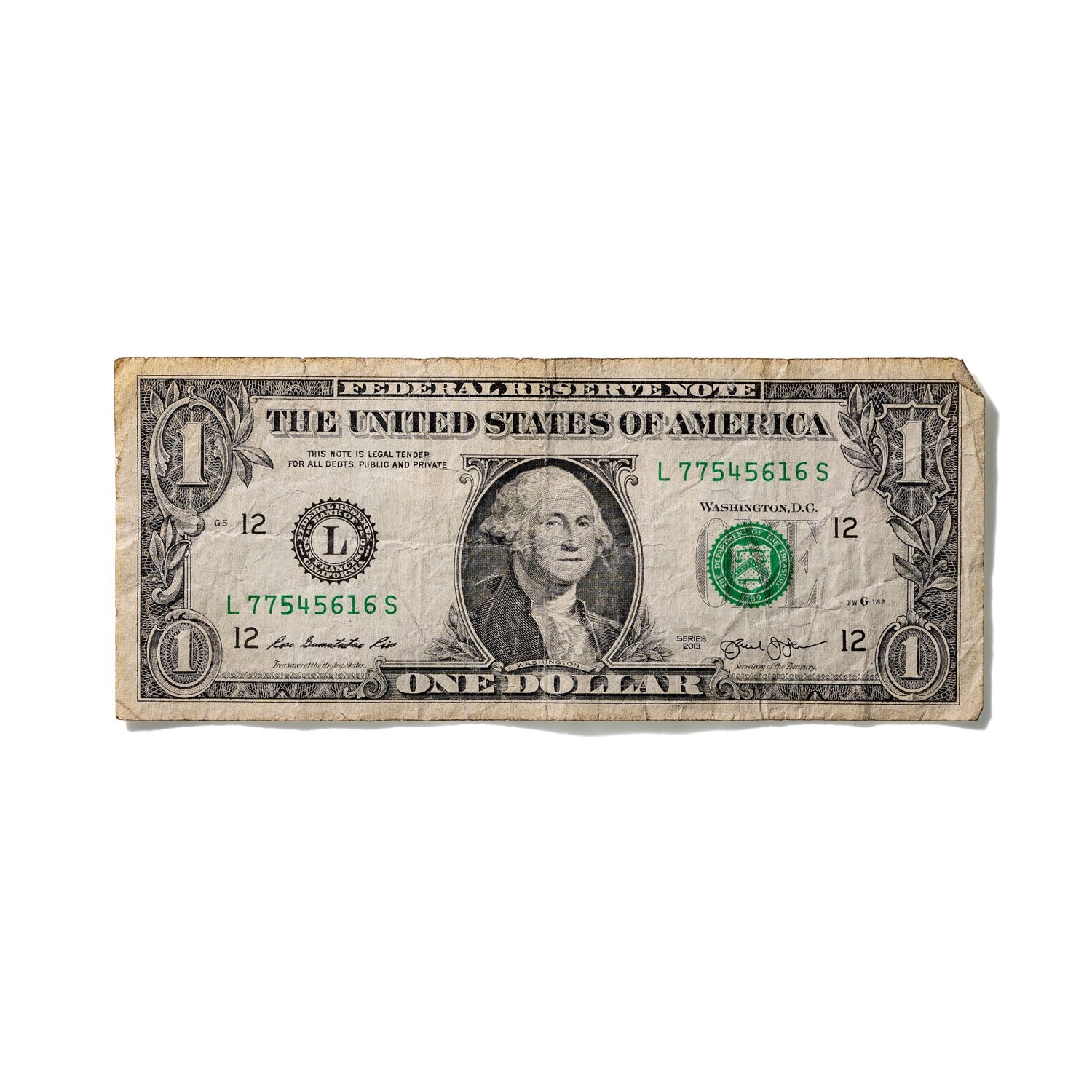 One-Dollar Bill No. 952