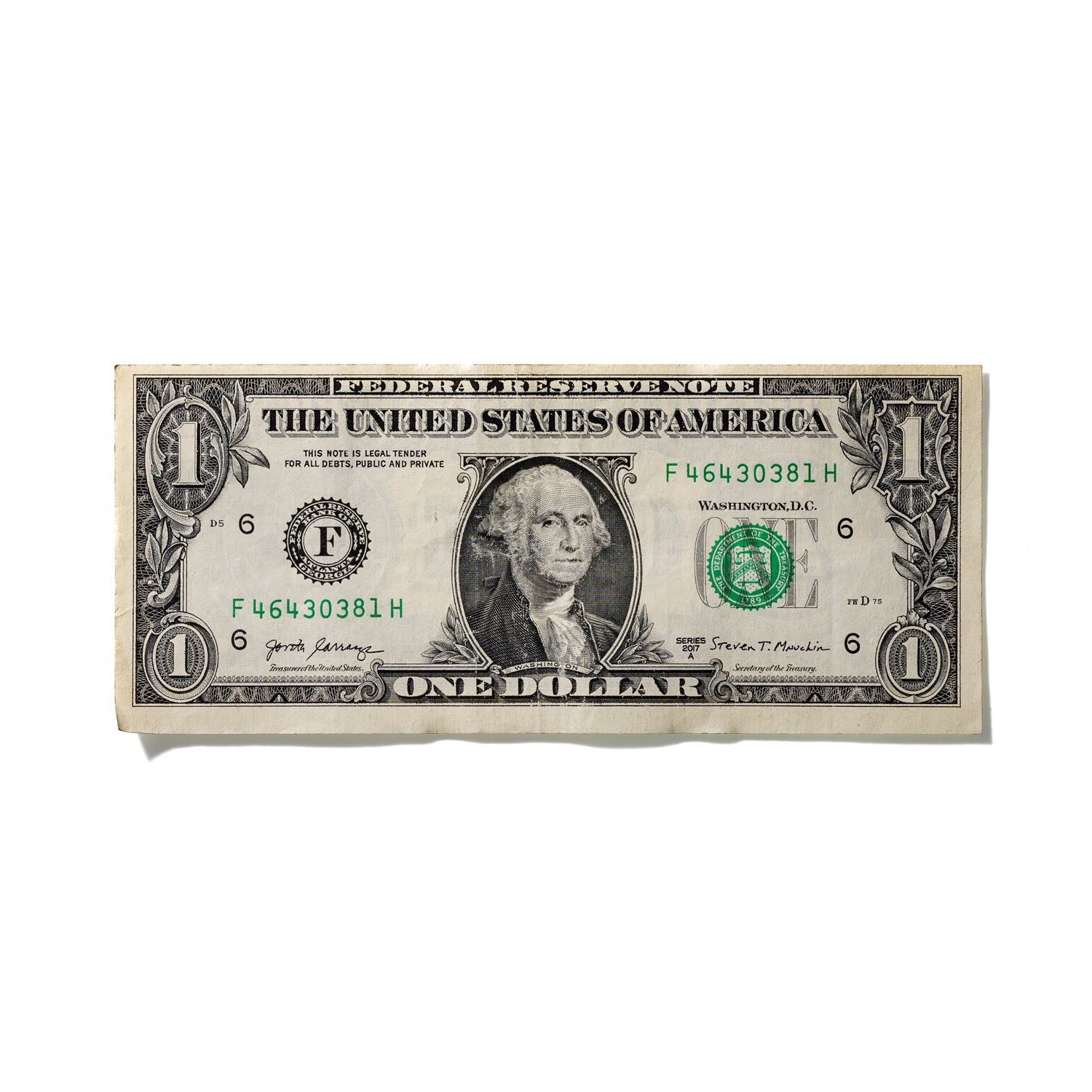 One-Dollar Bill No. 956