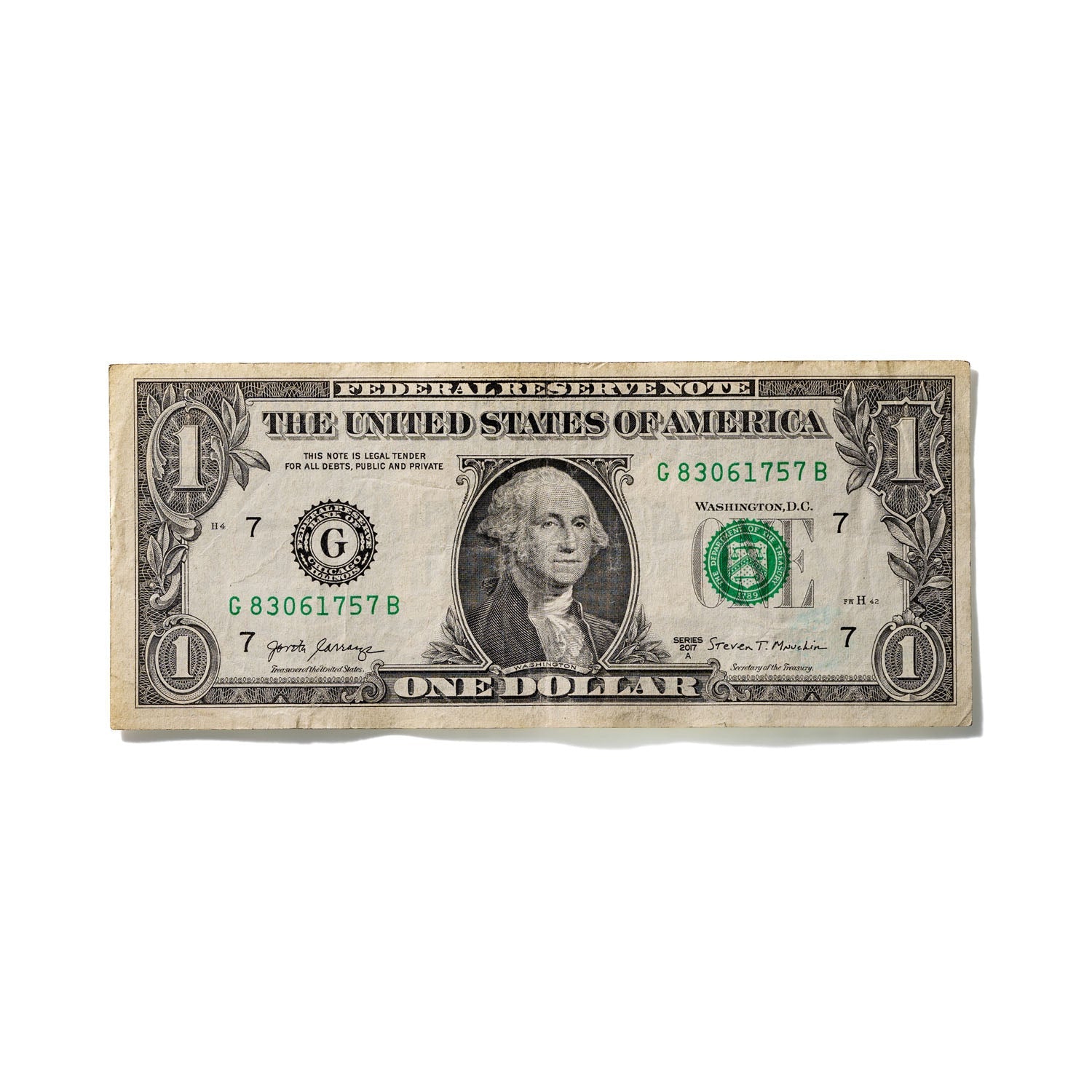 One-Dollar Bill No. 966