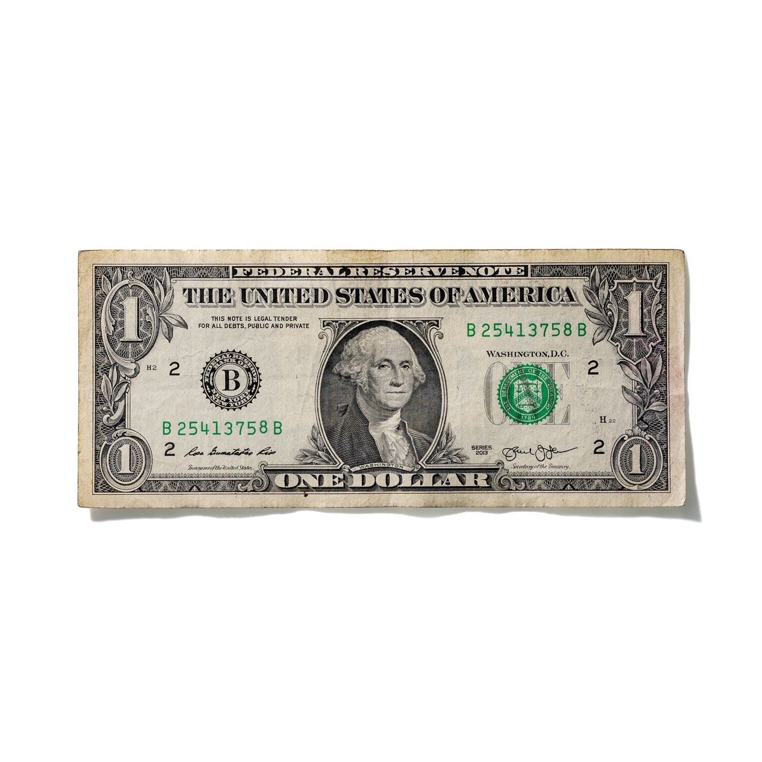 One-Dollar Bill No. 967