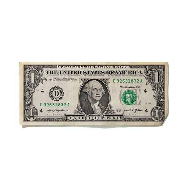 One-Dollar Bill No. 986