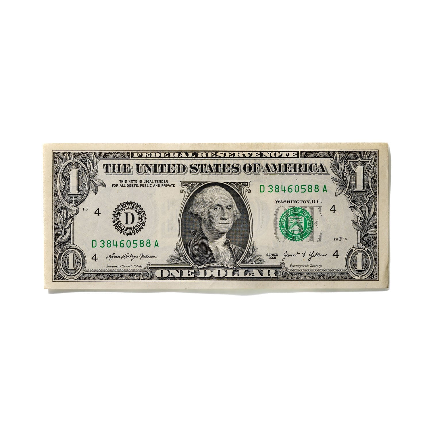 One-Dollar Bill No. 991