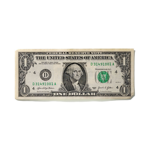 One-Dollar Bill No. 996