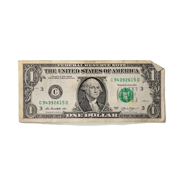 One-Dollar Bill No. 998