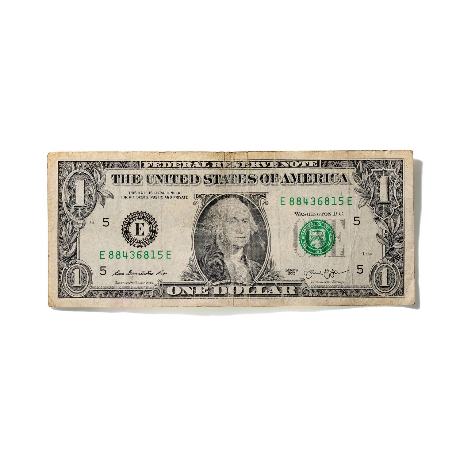 One-Dollar Bill No. 999